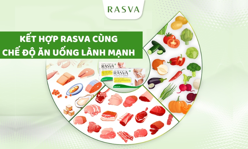 Kết hợp Rasva cùng chế độ ăn uống giúp giảm cân hiệu quả
